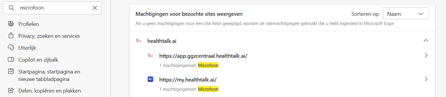 Microfoon Edge stap 3