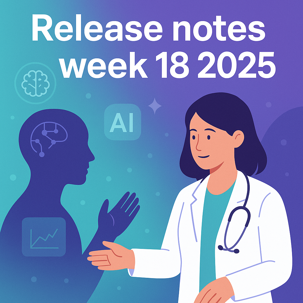 Release notes week 18 2025