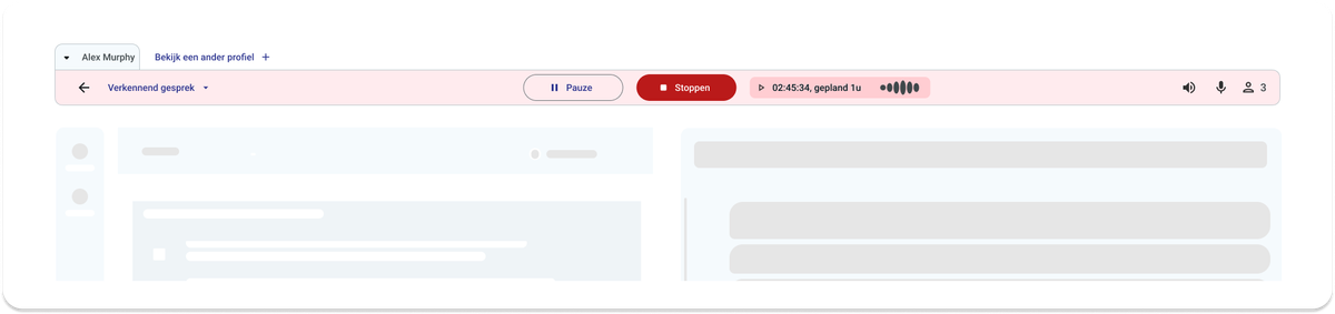 Gesprekken van meerdere uren