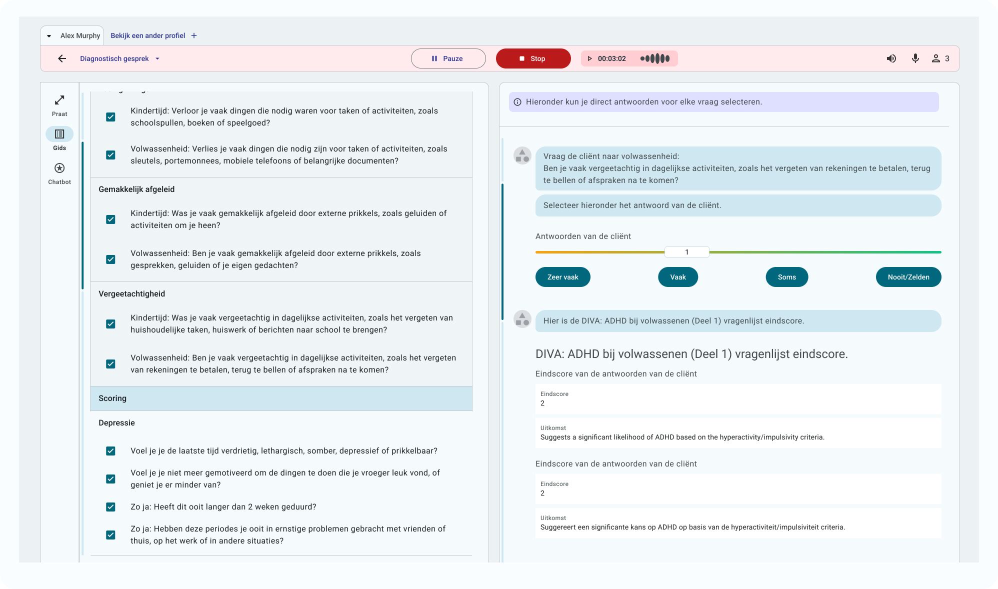 Integratie PROM (Patient Reported Outcome Measurements) of vragenlijst