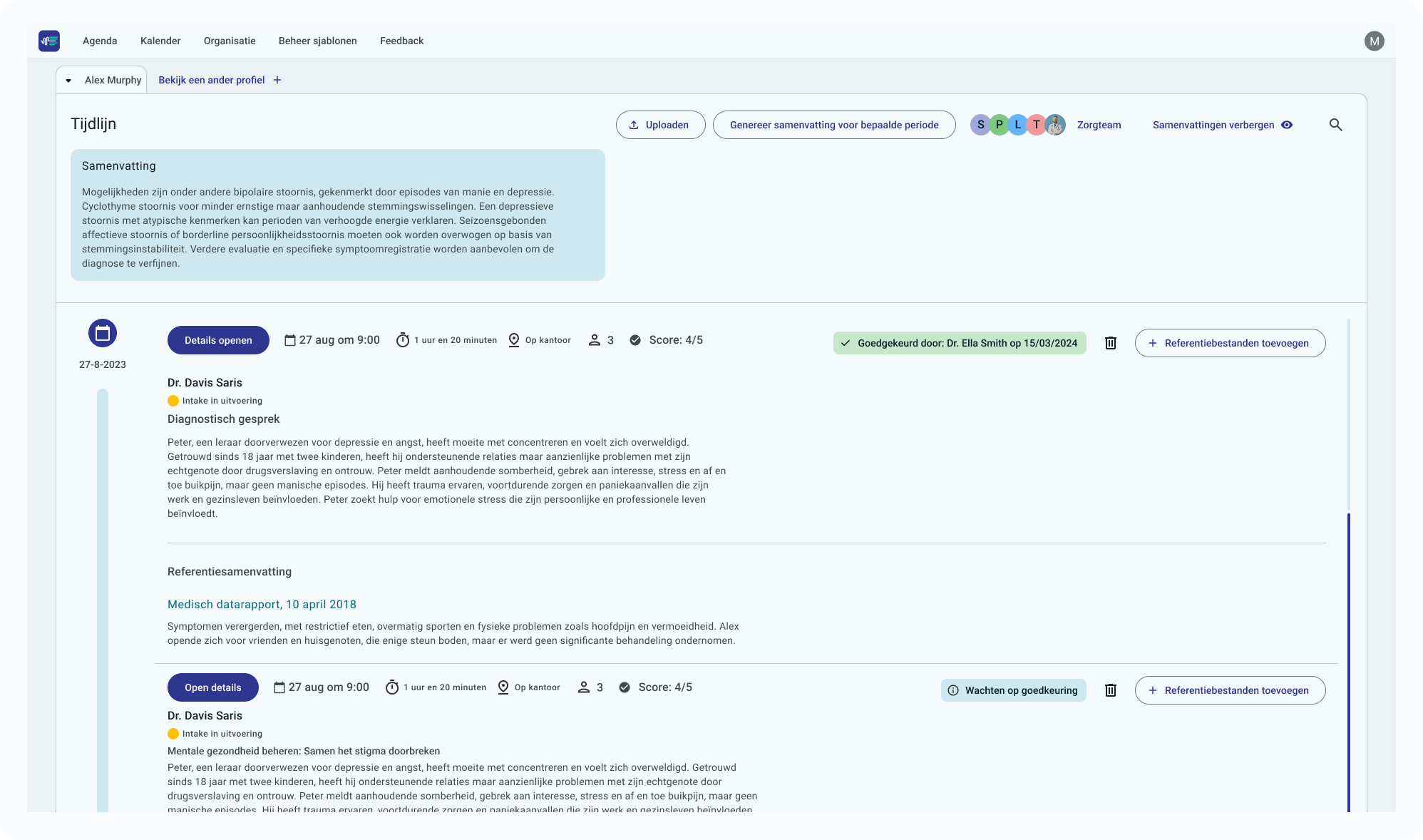 Upload alle documenten voor een integraal overzicht van de cliënt over meerdere jaren