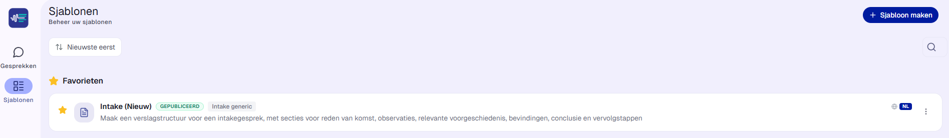 Nieuwe funtie: zelf sjablonen maken met Nederlandse prompting